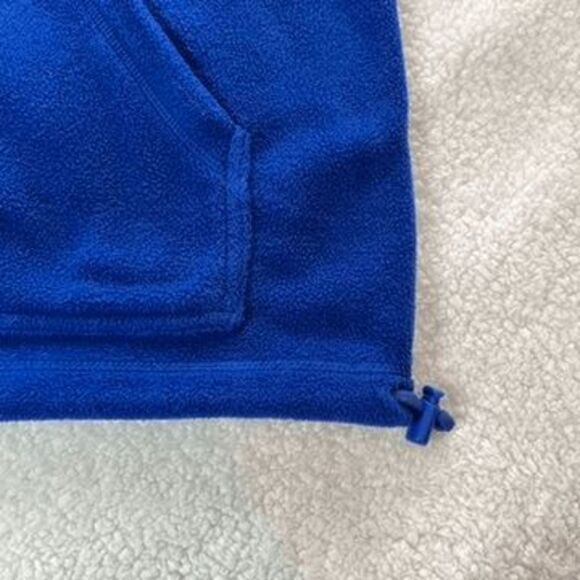 Vintage Disneyland California Adventure Hoodie Unisex M Blue Fleece Pullover - Picture 5 of 12